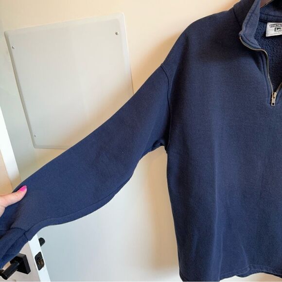 Rare Hercules Disney Vintage Promo Quarter Zip Hoodie Cast Crew Premiere 1997 L - Picture 5 of 7